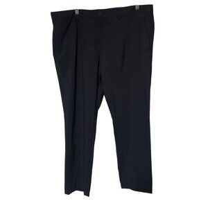 Theory Performance Golf Pants Men Size 38 Black Flat Front Gorpcore